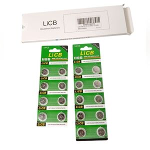 LiCB 18 Pack LR1130 AG10 Battery 1.5V Alkaline Button Cell Batteries